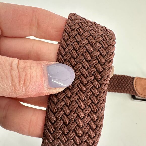 Les Canebiers Mens Braided Brown Belt Size Large‎ - Picture 10 of 14